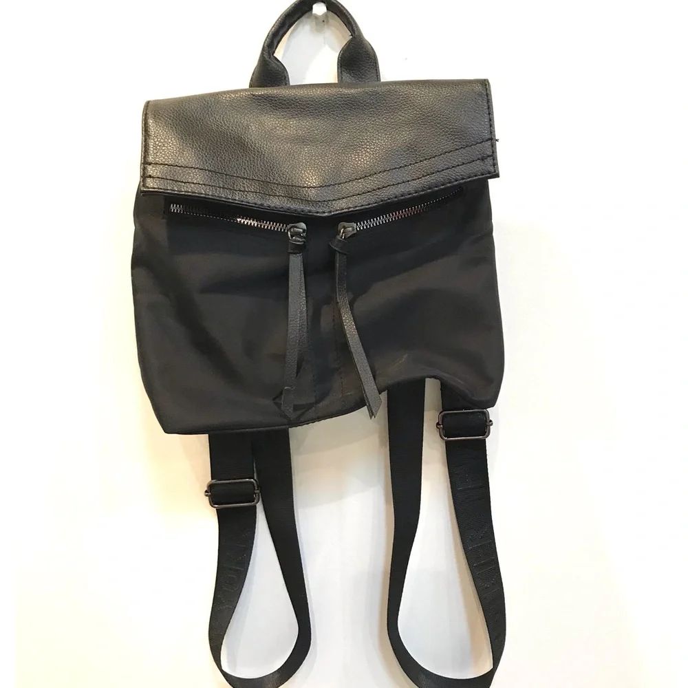 Botkier New York Vegan Trigger Black Backpack